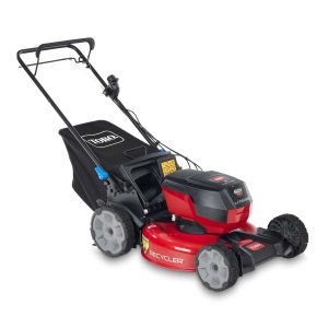 Toro 60V Max* 21 in. (53 cm) Recycler® Self-Propel Lawn Mower - 5.0Ah Battery Included (21326) Toro 60V Max* 21 in. (53 cm) Recycler® Self-Propel Lawn Mower - 5.0Ah Battery Included (21326)