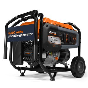 Generac 6,500-watt Portable Generator with COSENSE® Technology Generac 6,500-watt Portable Generator with COSENSE® Technology