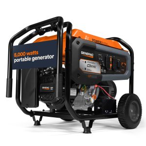 Generac 8,000-watt Electric Start Portable Generator With COSENSE® Technology Generac 8,000-watt Electric Start Portable Generator With COSENSE® Technology